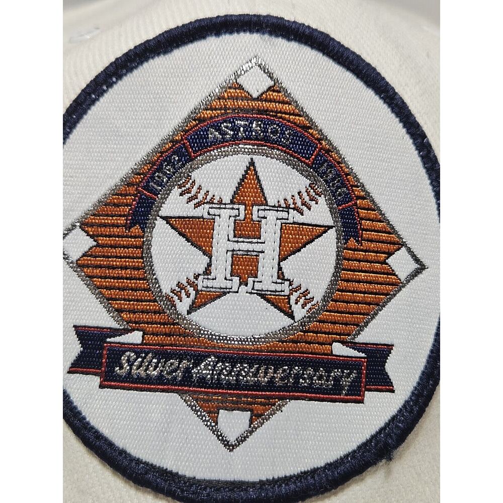 Vintage HOUSTON ASTROS Texas 25th SILVER ANNIVERSARY HAT 1962-1986 Cap - Picture 2 of 9